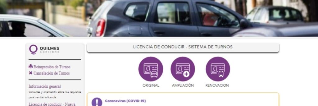 Turno para Sacar Registro de Conducir en Quilmes