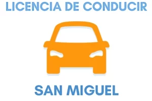 Registro de Conducir en San Miguel