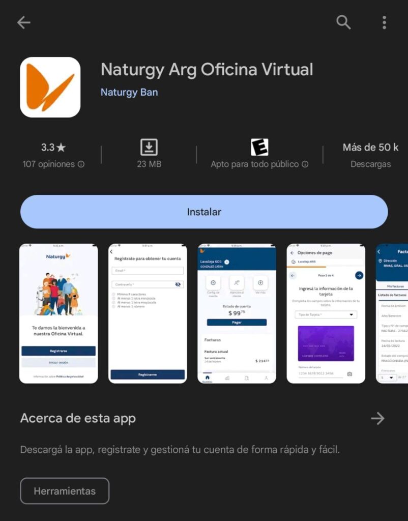 Oficina Virtual de Naturgy (Trámites Online)